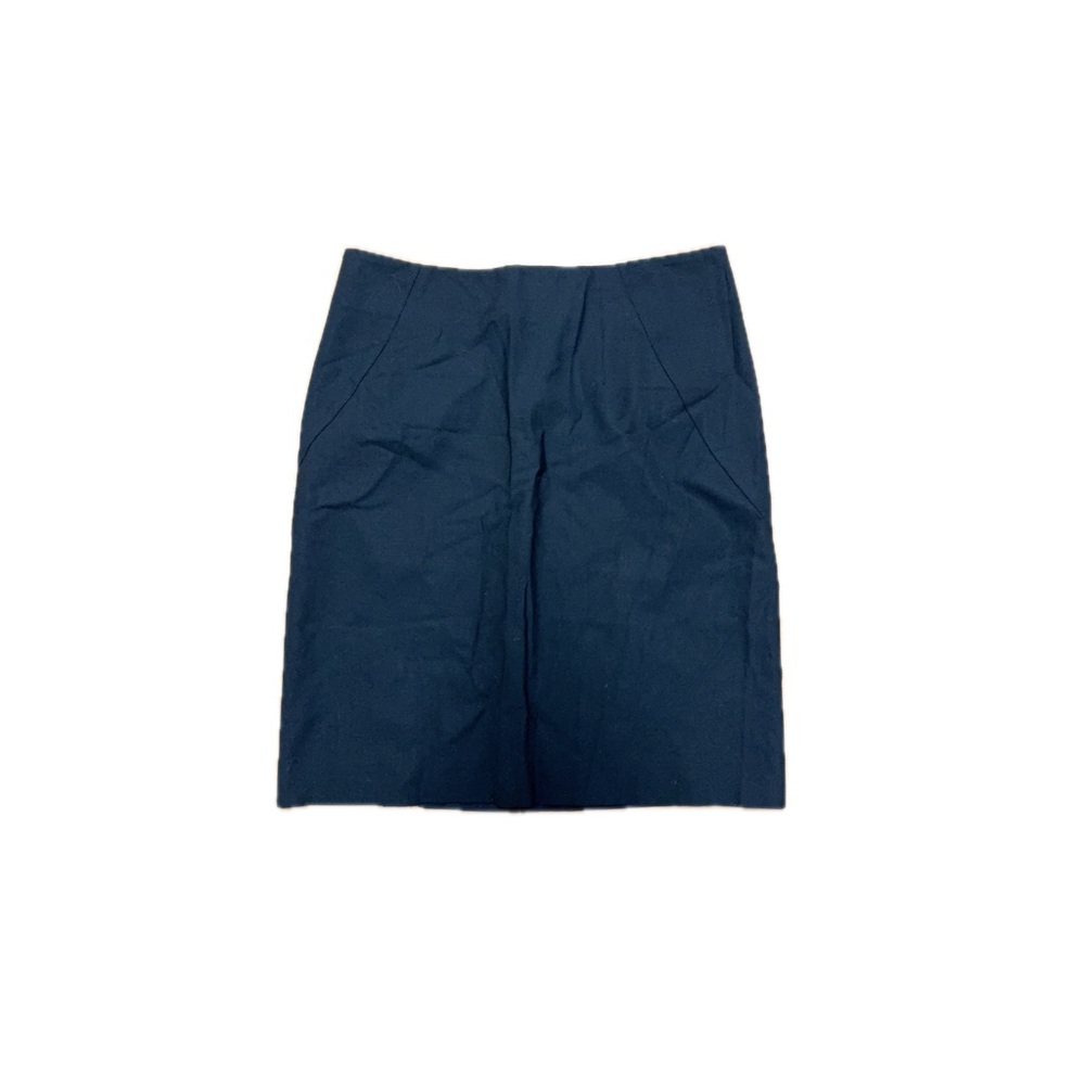 Theory Black Wool Pencil Skirt